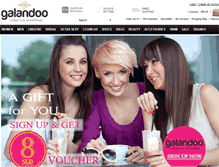 Tablet Screenshot of galandoo.com
